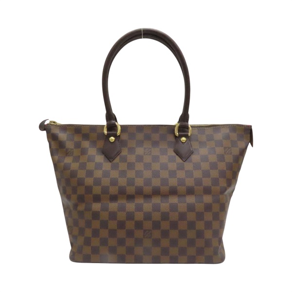 棕色 棋盤格 帆布 Saleya MM 肩背包 手提包 N51182