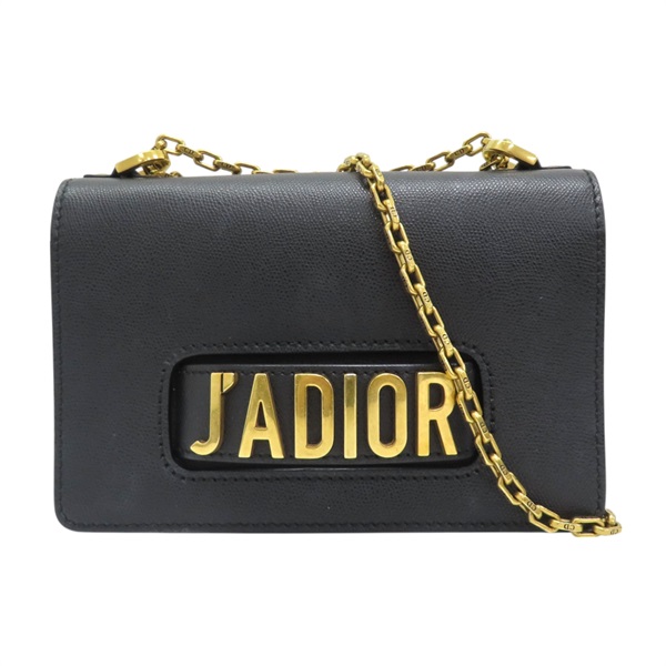 黑色 牛皮 Jadior 肩背包