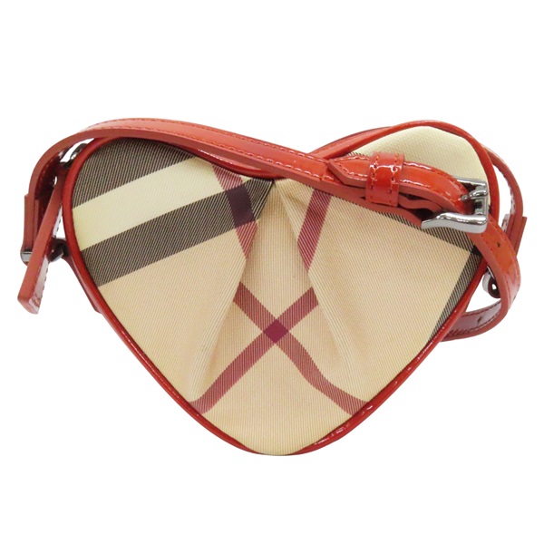 橘色 漆皮 心型 肩背包 3776935