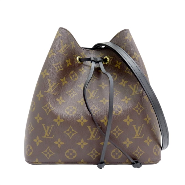 棕色 原花帆布 NeoNoe MM 水桶包 肩背包 M44020