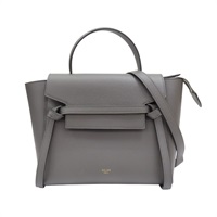 灰色 牛皮 Micro Belt Bag 兩用包 手提包 189153