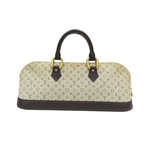 米白帆布 牛皮 Mini Almaron 單肩包 手提包 M92205