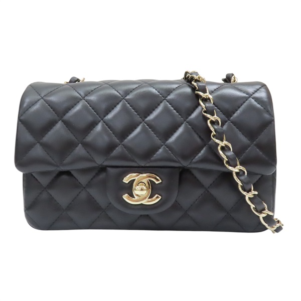 黑色 菱格紋 羊皮 鍊帶 COCO20 肩背包【CHANEL 香奈兒】 A69900