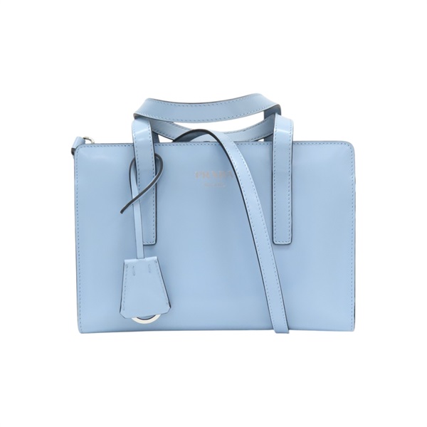 藍色 皮革 肩背包 1BA357