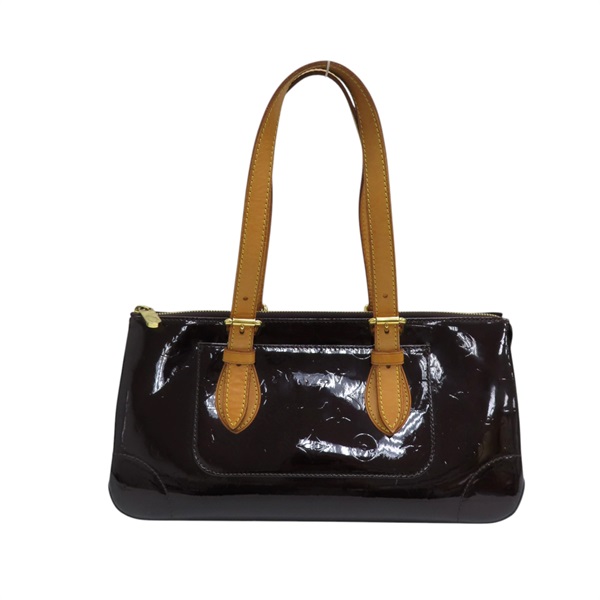 酒紅色 Vernis 漆皮 Rosewood Avenue 肩背包 M93510