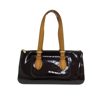 酒紅色 Vernis 漆皮 Rosewood Avenue 肩背包 M93510