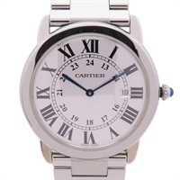 銀色錶盤 不鏽鋼 Ronde Solo LM 腕錶 W6701005【Cartier 卡地亞】 W6701005