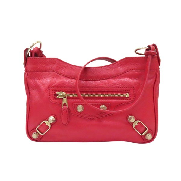 紅色皮革 City Mini 肩背包 519844