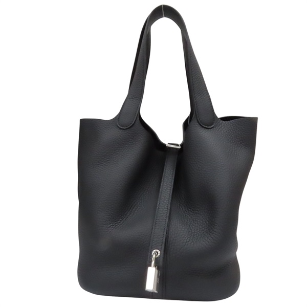 黑色 TC牛皮 Picotin22 手提包 K刻