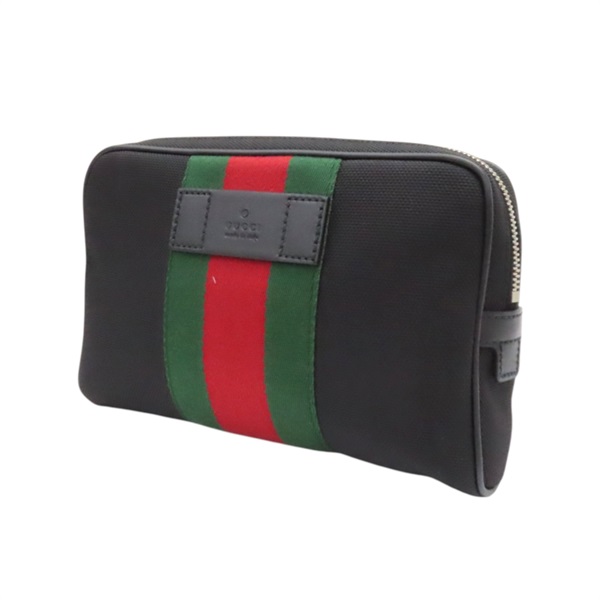 黑色 帆布 Techno 腰包