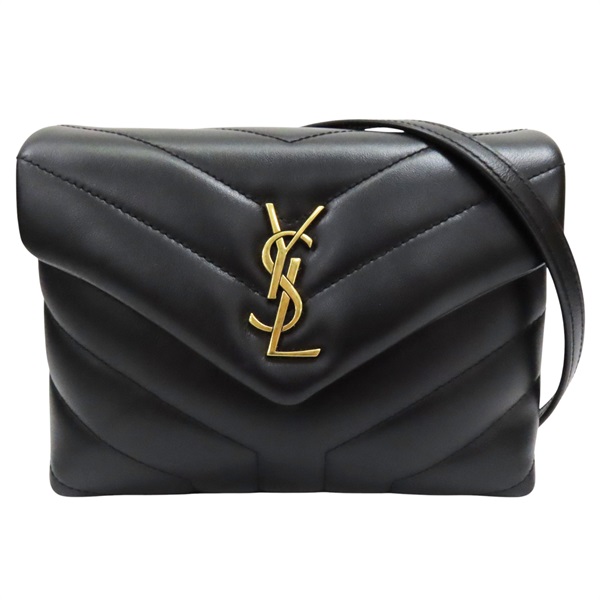 黑色 牛皮 Loulou Toy 肩背包 678401