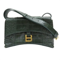 綠色 壓紋皮革 DownTown XS 肩背包 671355