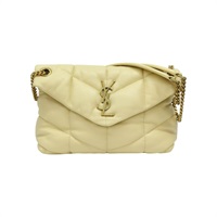 黃色 羊皮 Loulou Puffer 肩背包 577476