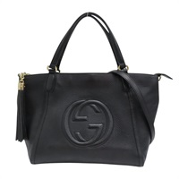 黑色 牛皮 SOHO 兩用包 369176