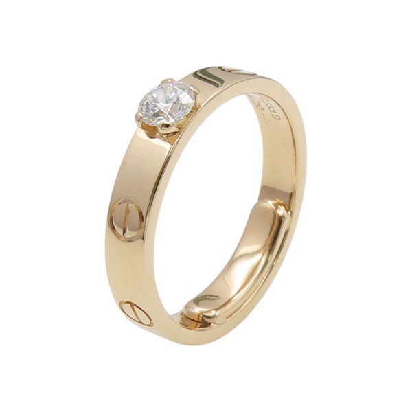 18K 玫瑰金 Mini Love Solitaire 戒指【Cartier 卡地亞】