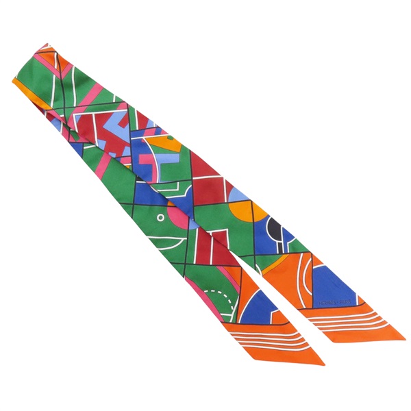 多種顏色 Twilly 絲綢