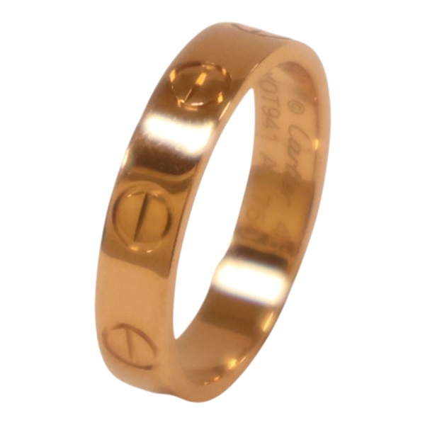 18K玫瑰金 Love 戒指 46【Cartier 卡地亞】 B4085200