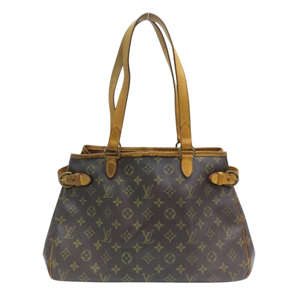 棕色 原花帆布 Batignolles Horizontal 肩背包 M51154