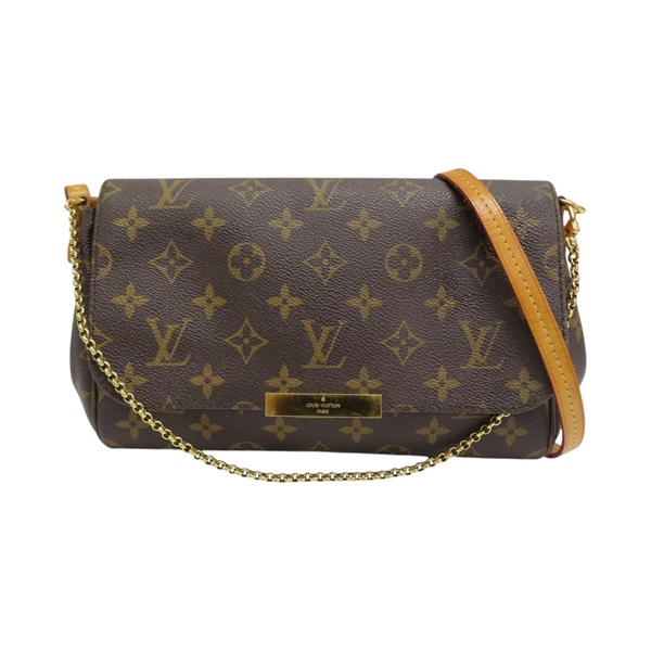 棕色 原花帆布 Favorite MM 肩背包 M40718【LOUIS VUITTON LV 路易威登】 M40718