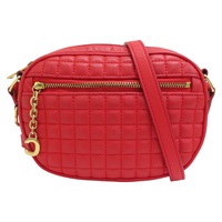 紅色 牛皮 C CHARM 肩背包 【CELINE 賽琳】