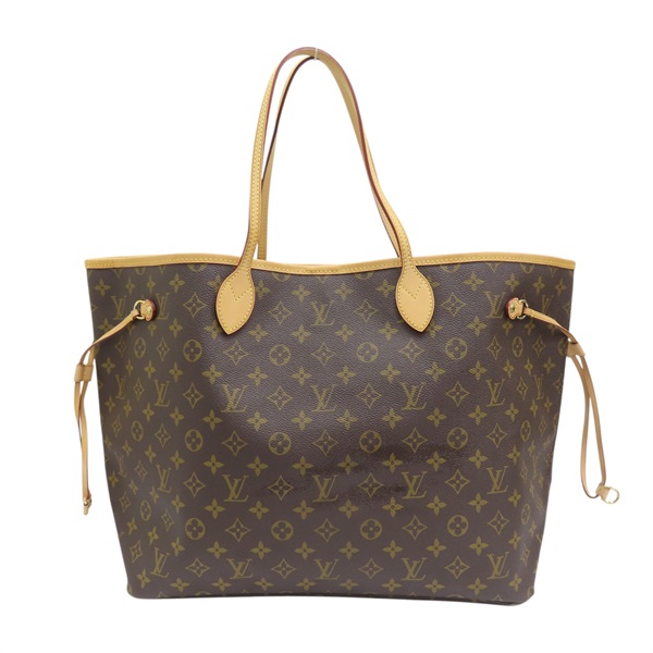 棕色 原花 帆布 NeverFull GM 托特包 M40157