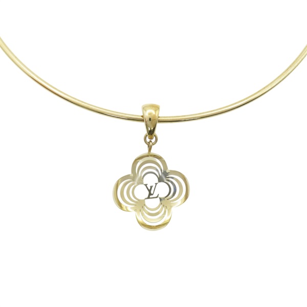金色 金屬 A La Folie 項鍊【LOUIS VUITTON LV 路易威登】 M65622