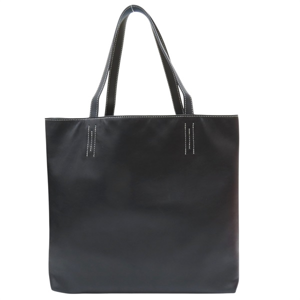 黑/藍色 雙面 Veau Sikkim牛皮 Double Sens 36 肩背包 □R刻【HERMES 愛馬仕】