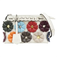 白色 牛皮 花朵 Mini By The Way 肩背包 8BL135