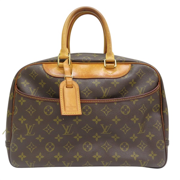 棕色 原花 PVC塗層帆布 Deauville GM 大珍包 手提包 M47270