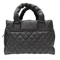 黑色 牛皮 COCO Cocoon MM 手提 空氣包 A48619