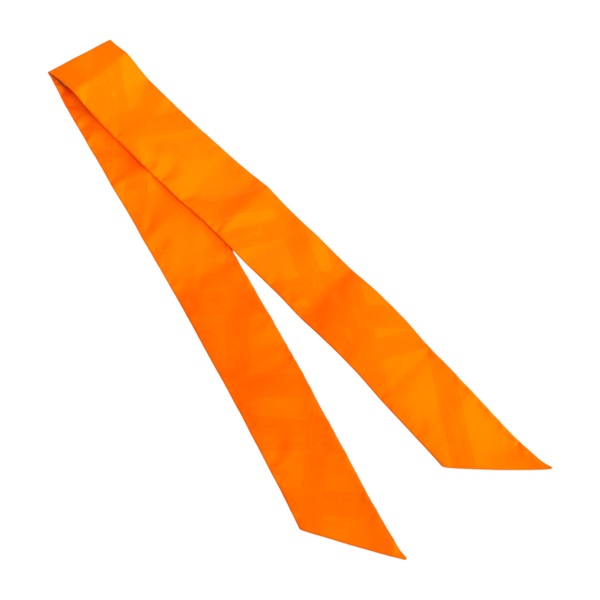 橘色 絲綢 絲巾【HERMES 愛馬仕】