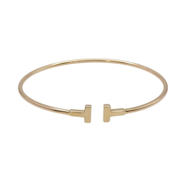 18K玫瑰金 T Wire 手環【Tiffany & Co 蒂芬妮】