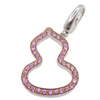 18白K金 粉色鑽石 Qeelin Penden Wulu Pendant Top 墜飾【Qeelin 麒麟】 Qeelin pendant