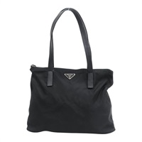 黑色 尼龍帆布 肩背包【PRADA 普拉達】
