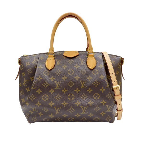 棕色 原花帆布 Turenne MM 兩用包【LOUIS VUITTON 路易威登】 M48814