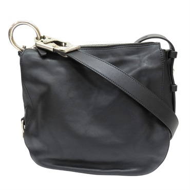 黑色 牛皮 肩背包【BURBERRY 巴寶莉】 8023961