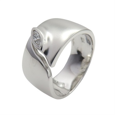 18K白金 鑽石 戒指【JEWELRY 無品牌珠寶】 diamond 6.4g