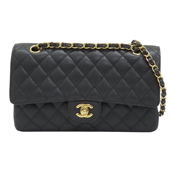 黑色 皮革 Coco 25 肩背包 A01112 【CHANEL 香奈兒】 A01112