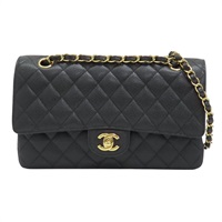 黑色 皮革 Coco 25 肩背包 A01112 【CHANEL 香奈兒】 A01112