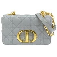 藍色 Soft Dior Caro 肩背包【Dior 迪奧】 M9252