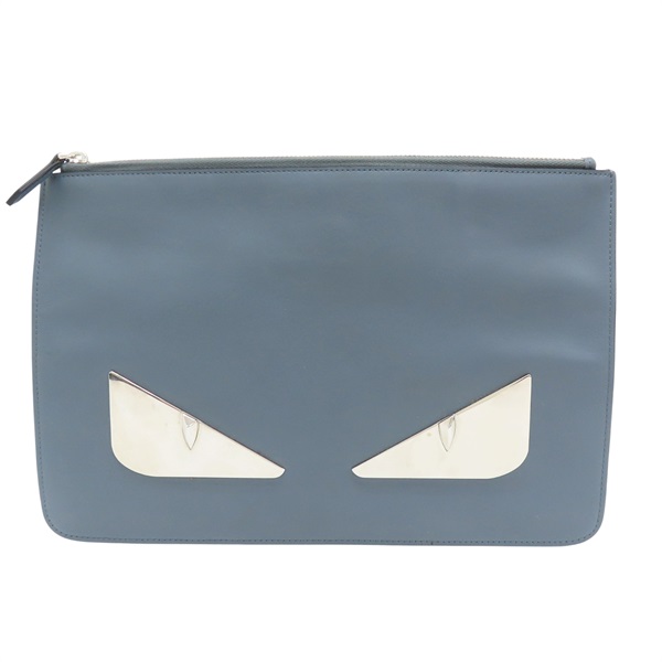 灰色 牛皮 手拿包【FENDI 芬迪】