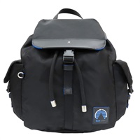 黑色 尼龍帆布 後背包【Montblanc 萬寶龍】