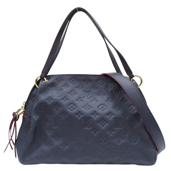 藍色 原花 牛皮 壓紋 Ponthieu PM 两用包 M43721【LOUIS VUITTON LV 路易威登】 M43721