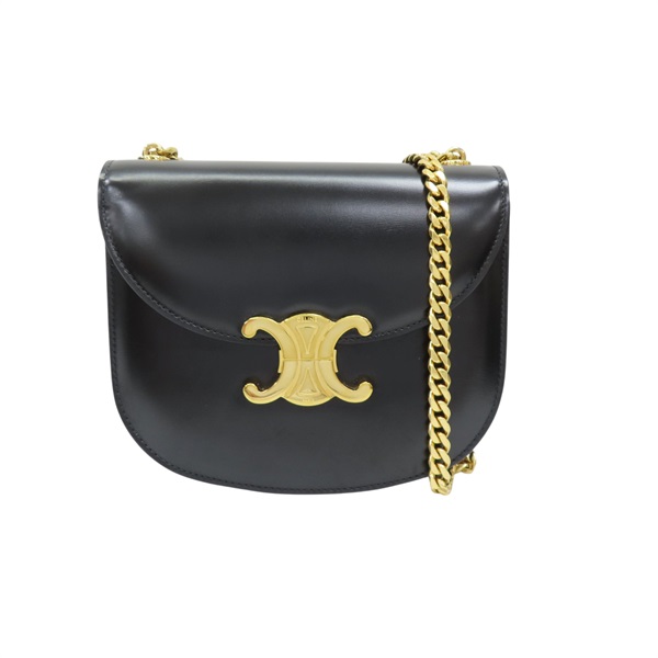 黑色 牛皮 Besace Clea 肩背包 110973【CELINE 賽琳】 110973