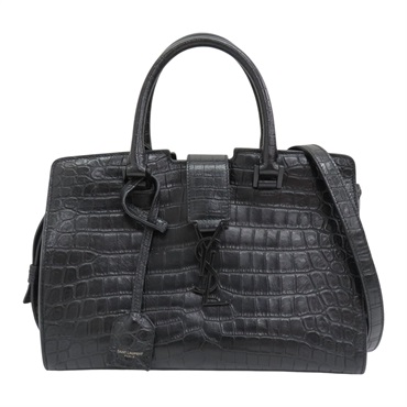 黑色牛皮 Baby Cabas 兩用包 [SAINT LAURENT YSL 聖羅蘭] 424868