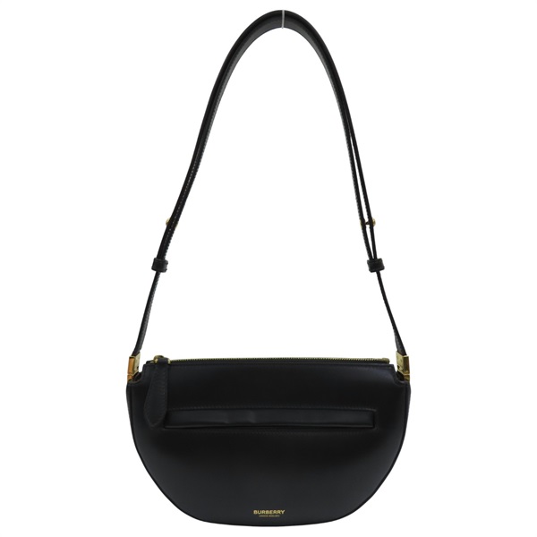 黑色牛皮 Olympia 肩背包 [BURBERRY 巴寶莉]