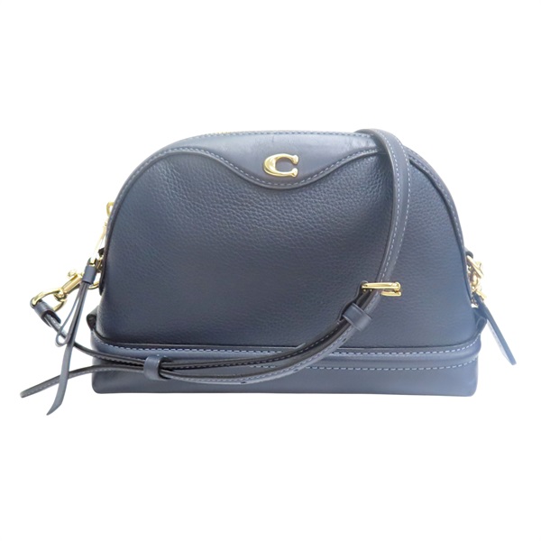 深藍色 牛皮 shoulder bag 肩背包【COACH 蔻馳】 M1848 F37863