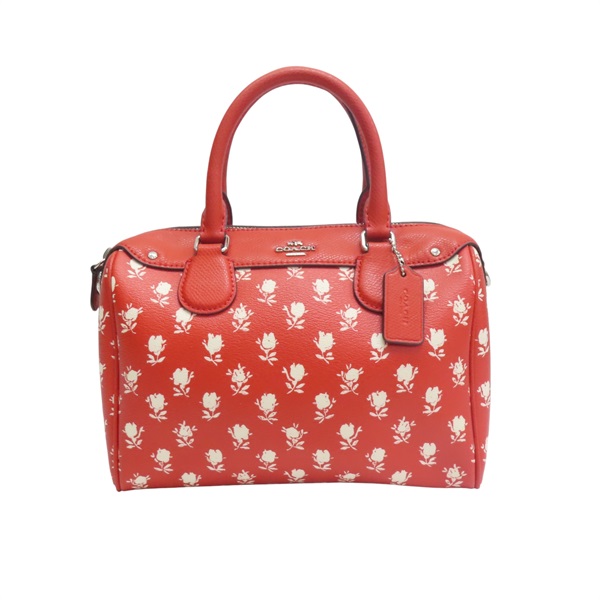 紅色 PVC 印花 兩用包【COACH 蔻馳】 F38160