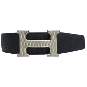 藍色牛皮 H 皮帶 Y刻 80CM【HERMES 愛馬仕】