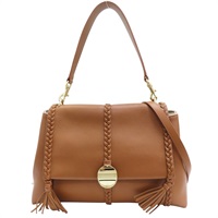 棕色 牛皮 两用包【Chloe 克羅伊】 CHC23US569K15247